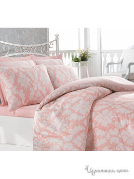 Комплект постельного белья, Сатин, 1,5-спальный Cotton Box, цвет светло-розовый