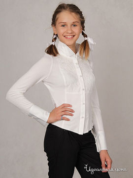 Блуза Красавушка для девочки, цвет кремовый