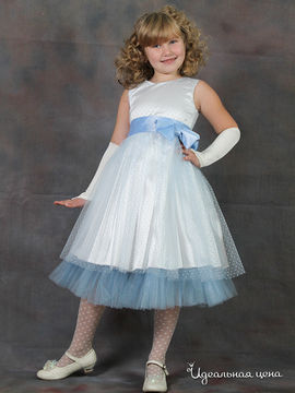 Платье Красавушка для девочки, цвет голубой