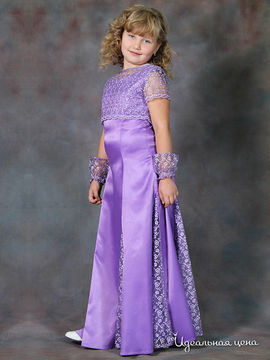 Платье Красавушка для девочки, цвет фиолетовый