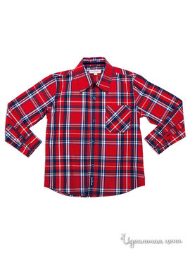 Сорочка PlayToday для мальчика, цвет красный, синий, белый