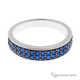 Кольцо Migura, цвет серебряный, синий