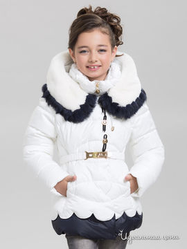 Пальто Steen Age для девочки, цвет белый