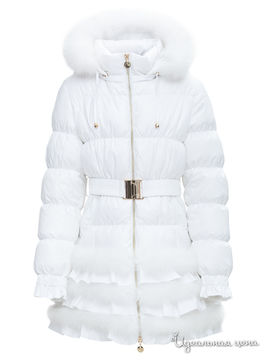 Пальто Steen Age для девочки, цвет белый