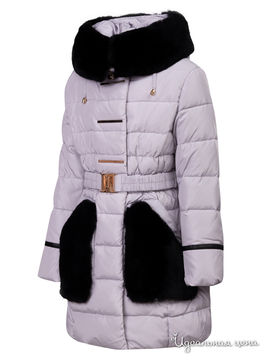 Пальто Steen Age для девочки, цвет серый