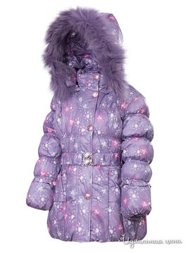 Пальто Bilemi для девочки, цвет фиолетовый