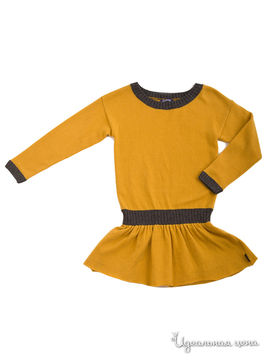 Платье Gulliver для девочки, цвет желтый