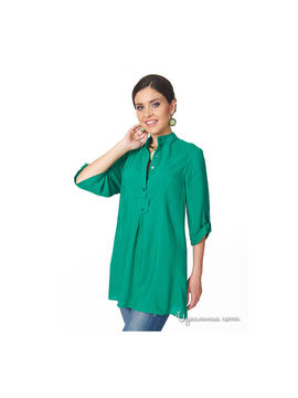 Блуза ARGENT, цвет зеленый