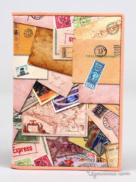 Обложка на паспорт Flioraj, цвет бежевый, розовый