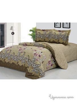 Комплект постельного белья 1.5-спальный Softline, цвет коричневый