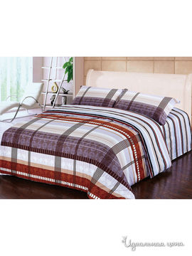 Комплект постельного белья 1.5-спальный Softline, цвет коричневый, бежевый
