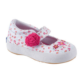 Туфли с цветочным орнаментом для девочки, размер 21-24