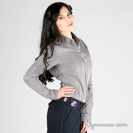 Блуза Marlboro Classics женская, цвет серый / принт полоска