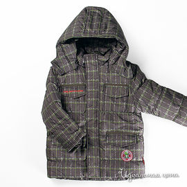 Куртка Coccodrillo "GRAFFITI" для мальчика, цвет коричневый, рост 104-128 см