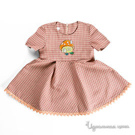 Платье GT Basic "СЕРЕНА" для девочки, цвет оранжевый