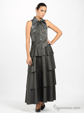 Платье Adzhedo "КАСКАД" женское, цвет серый