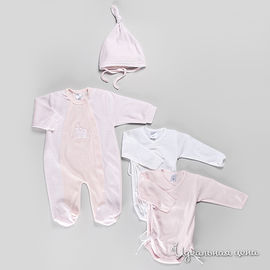 Комплект Liliput для девочки, цвет розовый / белый