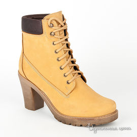 Ботинки Beppi женские, цвет желтый / коричневый