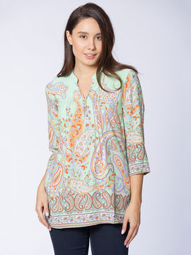 Блуза Klingel, цвет бирюзовый