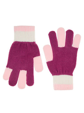 Перчатки United Colors Of Benetton для мальчика, цвет розовый