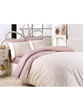 Комплект постельного белья, Евро First Choice, цвет бежевый, розовый