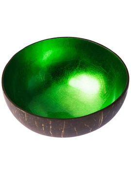 Чаша, D 13*6 см Oriental Way, цвет коричневый, зеленый