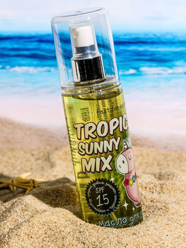 Масло для загара Tropical sunny MIX, 150 мл, Beauty Fox
