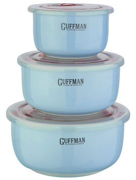 Набор контейнеров, 3 шт. Guffman, цвет голубой