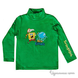 Джемпер Cartoon brands "ГУБКА БОБ" для мальчика, цвет зеленый