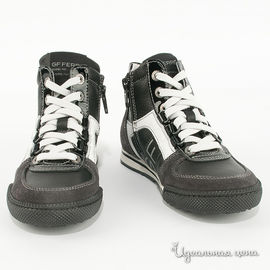 Ботинки GF Ferre kids для мальчика, цвет серый / черный