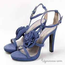 Туфли Мультибренд женские, цвет голубой