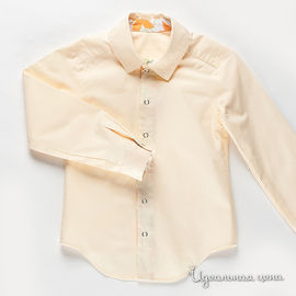 Рубашка GT Basic "МАНУЭЛЬ" для мальчика, цвет персиковый / оранжевый