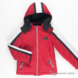 Куртка двусторонняя Borelli для мальчика, цвет черный / красный