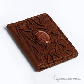 Обложка для паспорта Кажан женская, цвет коричневый