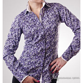 Рубашка Alonzo Corrado женская, цвет фиолетовый