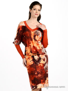 Платье Shipilova женское, цвет терракотовый
