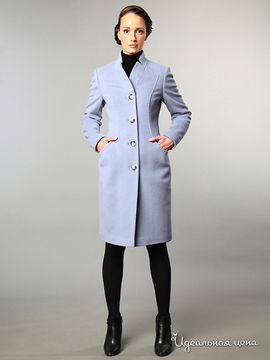 Пальто Pompa женское, цвет серо-голубой