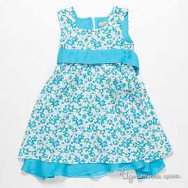 Платье Mandarinalend для девочки, цвет белый / голубой