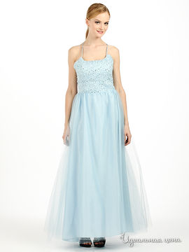 Платье JS Collection женское, цвет голубой