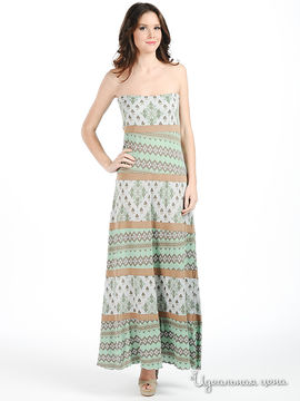 Платье Silvian Heach женское, цвет серый / зеленый