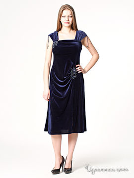 Платье Sabrina женское, цвет темно-синий