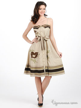 Платье Rene Derhy женское, цвет хаки
