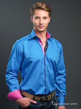 Рубашка Jess France мужская, цвет голубой