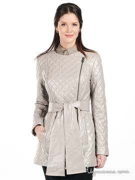 Пальто BONJUR женское, цвет светло-серый перламутровый