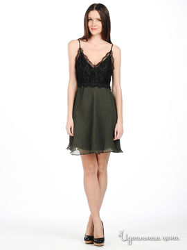 Платье Ferre&Cavalli женское, цвет хаки / черный