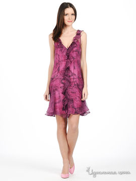 Платье Ferre&Cavalli женское, цвет малиновый