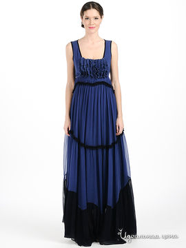 Платье Мультибренд женское, цвет синий