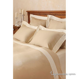 Комплект постельного белья Togas "ЭДЕМ", цвет бежево-оливковый, евро