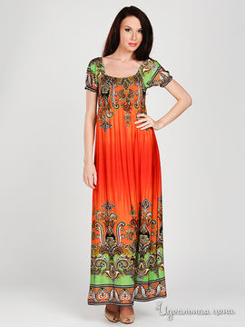 Платье Турецкий шик женское, цвет оранжевый
