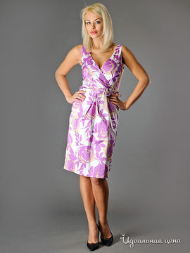 Платье Kate Cooper&Rouge женское, цвет сиреневый / белый / бежевый